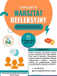 zaproszenie na warsztat refleksyjny