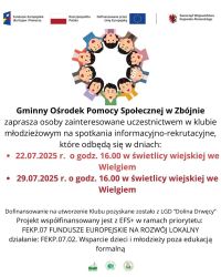 Plakat spotkanie informacyjne