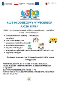 Plakat spotkanie rekrutacyjne
