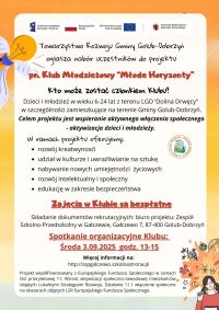 Plakat spotkanie informacyjne