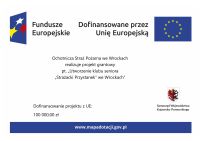 plakat A3 Klub Seniora Strażacki Przystanek we Wrockach